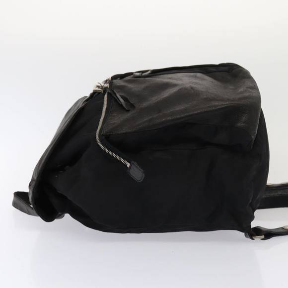 PRADA Backpack Nylon Leather Black Auth 87351 - Picture 4 of 16